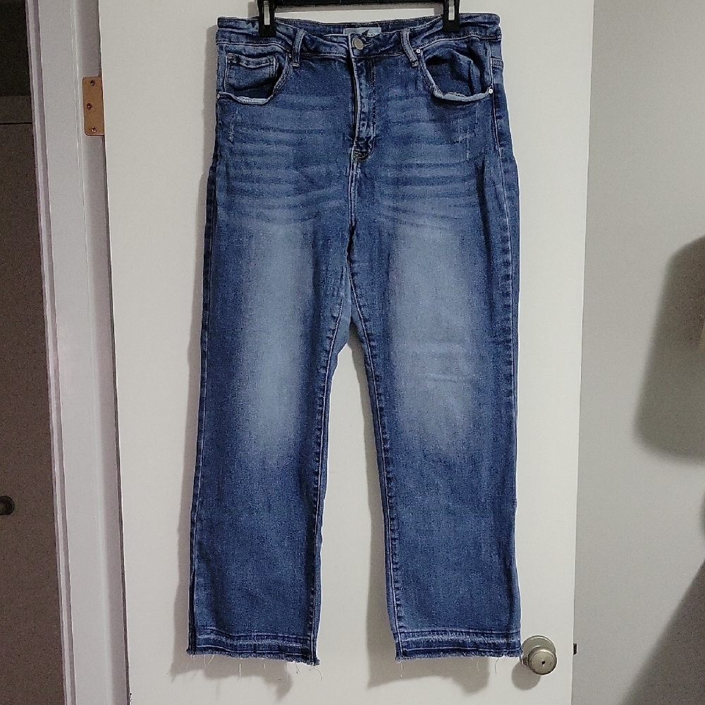 Womens High Waisted Risen Jeans